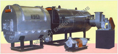 SOLID FUEL FIRED 3-PASS THERMIC FLUID HEATERS